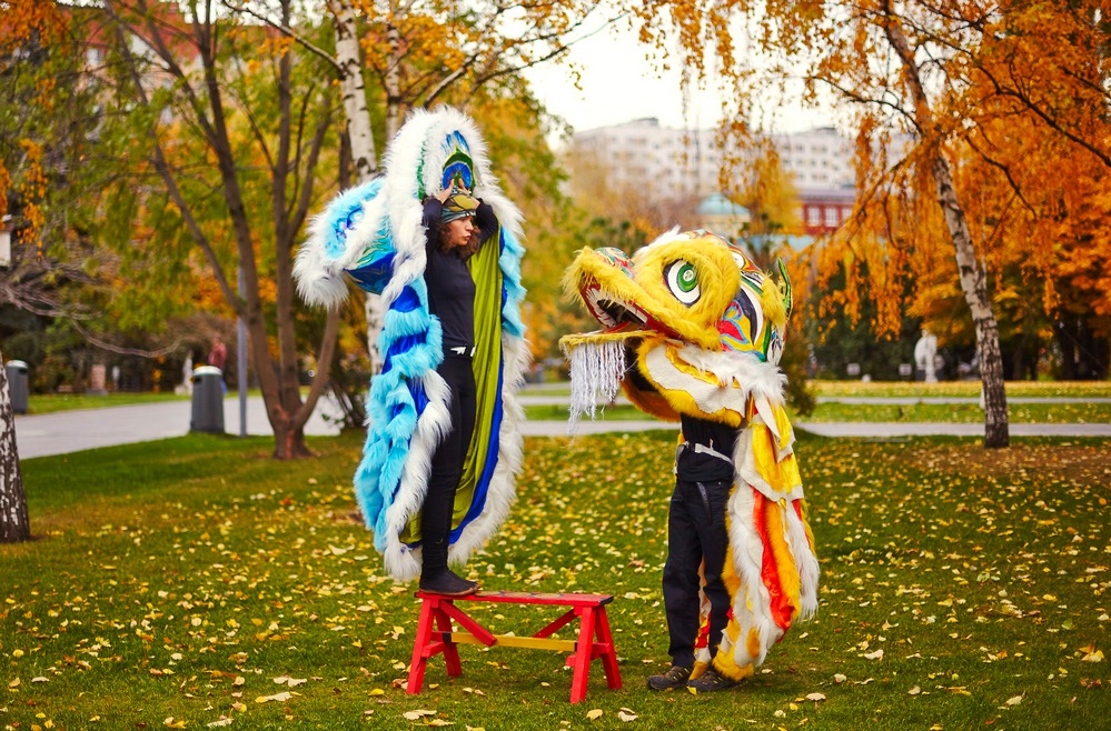 танец льва