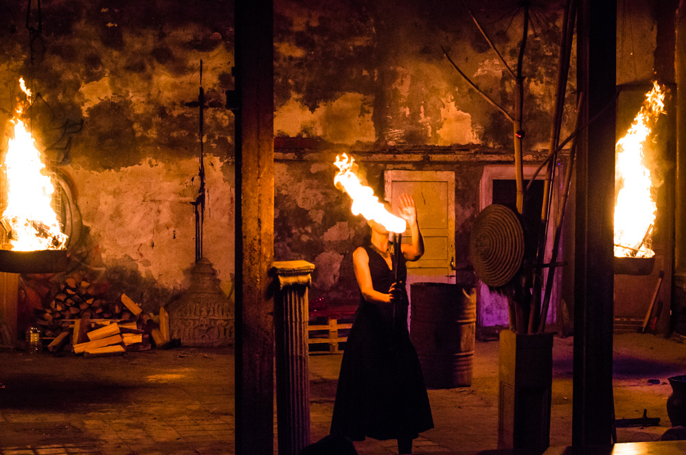 танцы с огнём